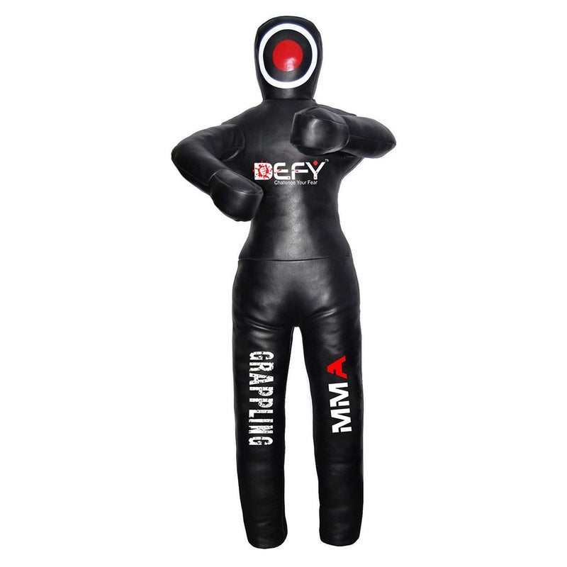 DEFY Challenge Your Fear دمية جيو جيتسو MMA من DEFY فينيل للتدريب على المصارعة كيس ملاكمة جودو فنون القتال (6 أقدام) - Image 1